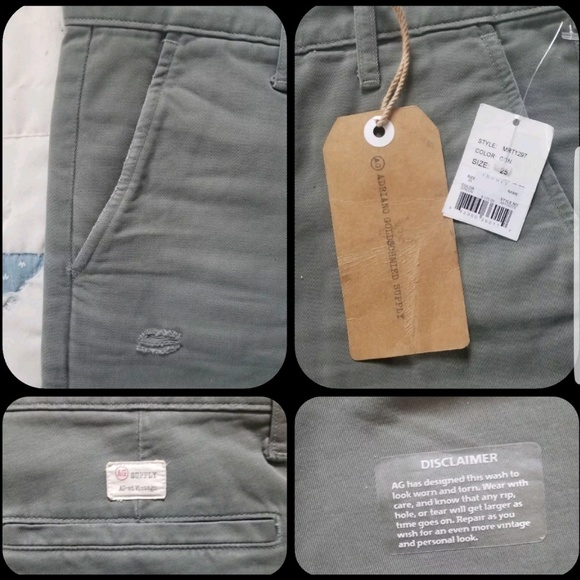 last๐ AG Adriano Goldschmied Ex Boyfriend crop 25 - Picture 6 of 8